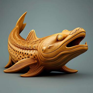 3D модель Американский сом рыба (STL)